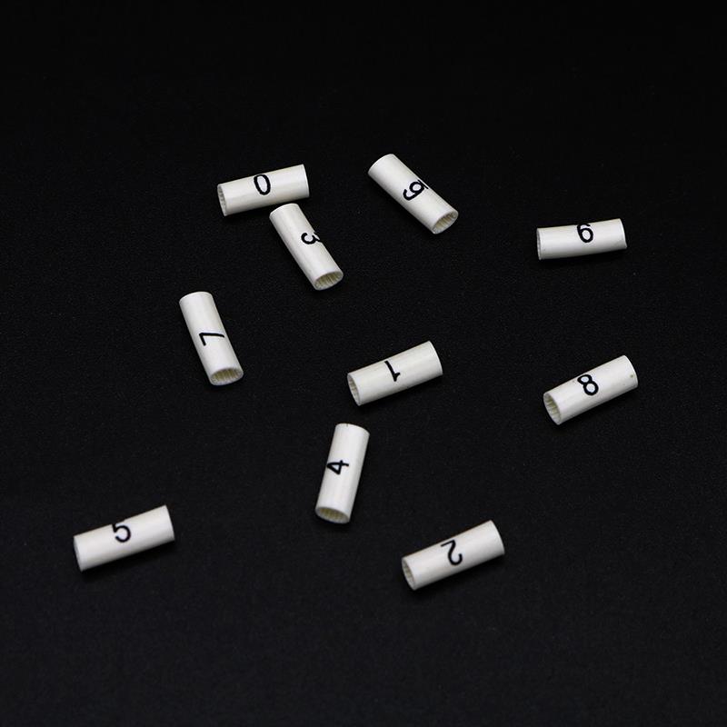 印字号码管0123456789数字管电工标识标记电线套管 电缆线号管