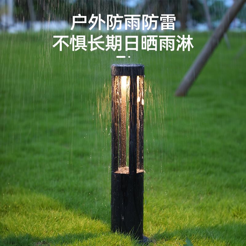 草坪灯户外防水庭院灯别墅园林景观灯接电室外围墙地插led草地灯