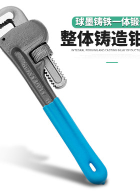 管钳家用管子钳自紧大号小管钳子多功能管钳多用扳手水管重型10寸