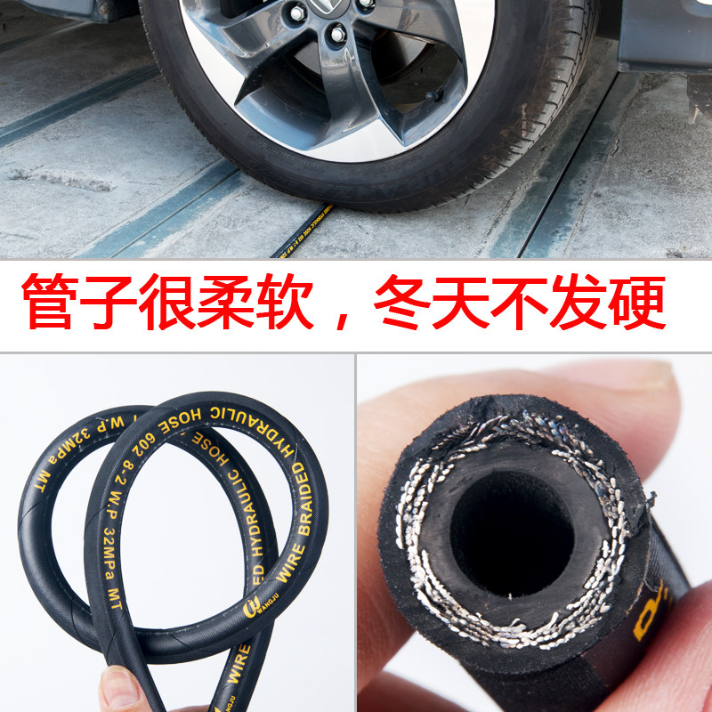 3/8快速接头超高压双层钢丝布管 清洗机高压管洗车机防爆管包邮