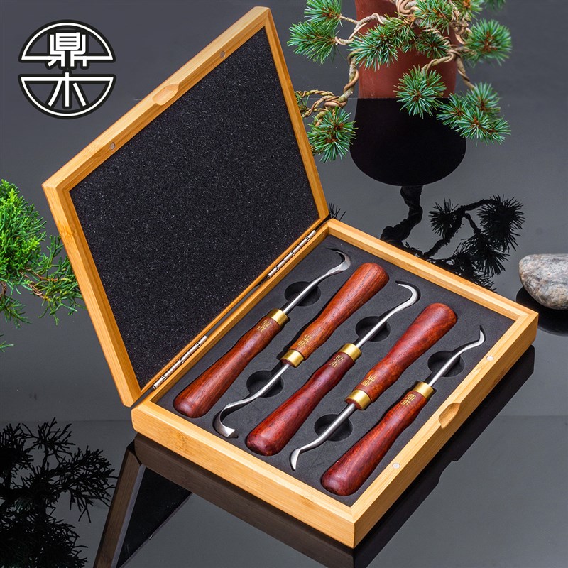 盆景舍利工具丝雕造型专用舍利杆干拉丝刀勾刀刮皮水线拉丝雕刻刀