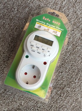 欧标定时器插座16A250V带CE认证 韩国俄罗斯欧式循环电子计时开关