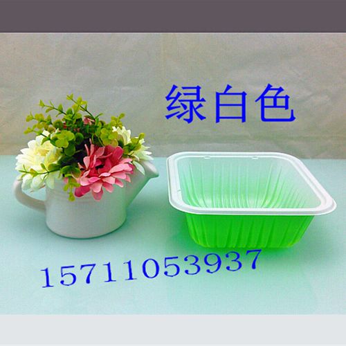 一次性快餐盒塑料正方形盖浇饭盒外卖打包便当米饭盒环保餐具包邮