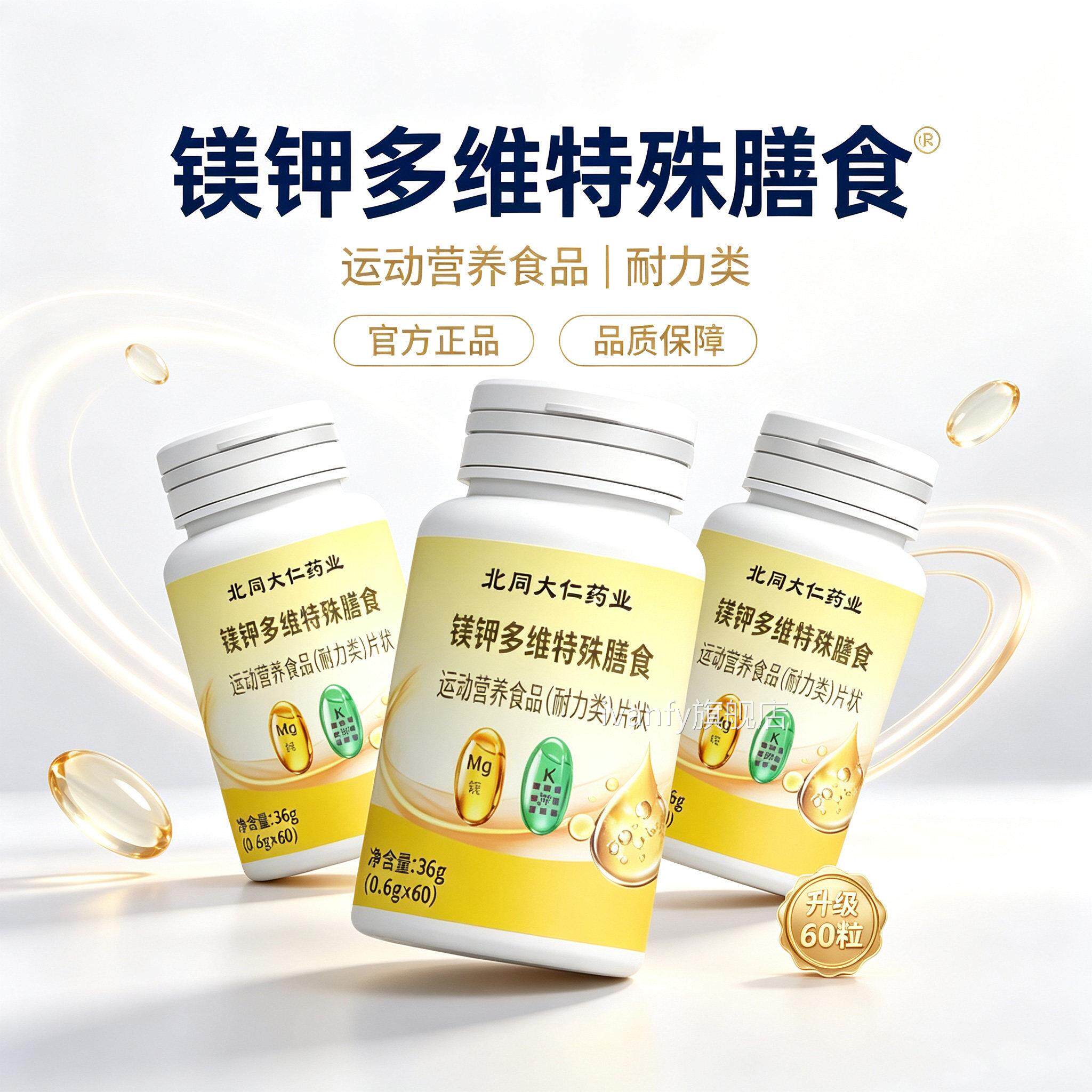 镁钾多维特殊膳食片官方旗舰店直播同款美钾维多片药房直售2AZiva
