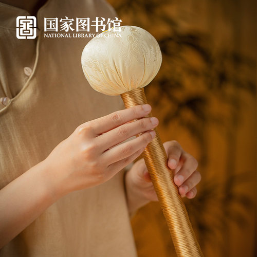 国家图书馆艾草锤玉兔按摩解压办公室企业文创意男女生日实用礼物