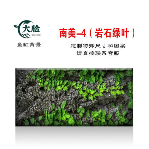 鱼缸背景纸3d立体高清壁纸水族箱贴纸壁画南美树根风景森林鱼缸画