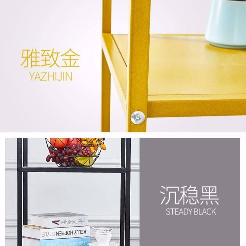 服装店铁艺金色置物架多层包包架鞋架橱窗展示架落地式
