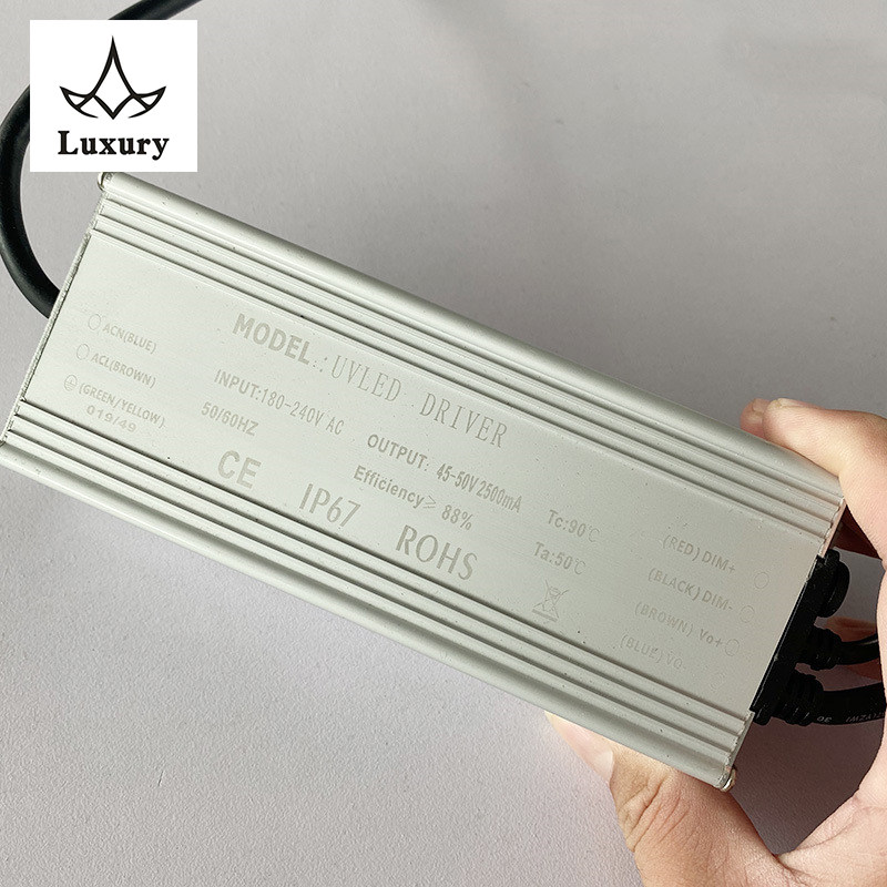 UVLED固化机电源40-45V 2.5A UV平板打印机UV灯功率调节防水电源图片