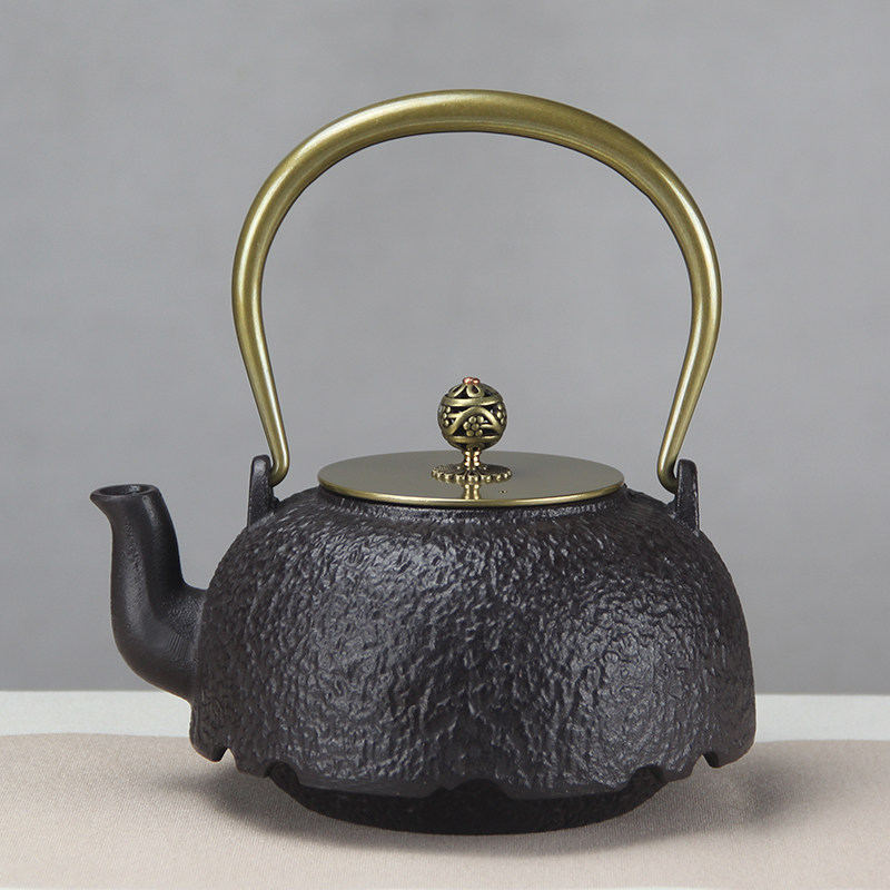 日式南部手工铁器简约素雅居家摆件饰品煮水养生铸铁壶铁茶壶茶具