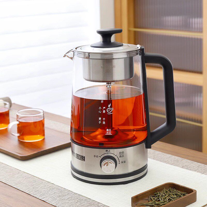 2024新款煮茶器全自动蒸汽煮养生茶壶家用办公室小型茶具烧水玻璃