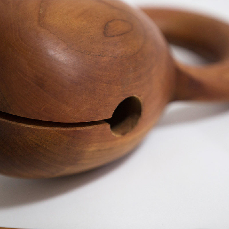 佛具木鱼法器韩式韩国木鱼杏木配木鱼垫木雕10CM 11 12厘米