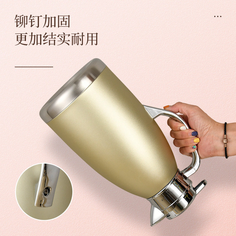 鸭嘴保温壶家用大容量不锈钢桌面按压盖茶楼专用开水瓶热水壶商用