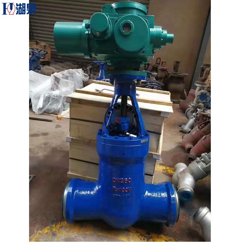 电动铬钼钢闸阀Z961Y-100I DN125 150 175电站用电动闸阀图片