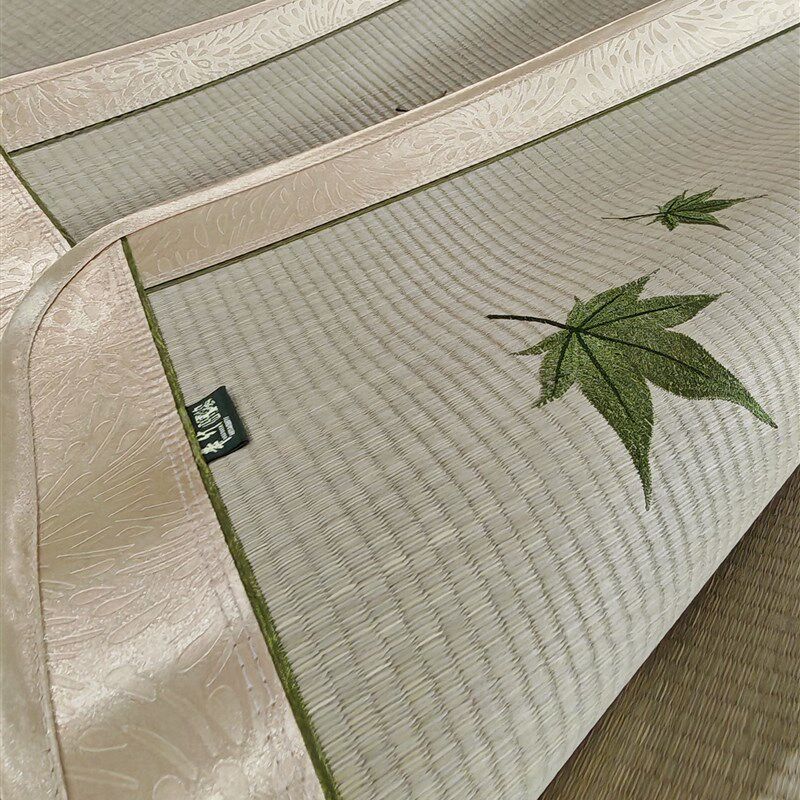 华升草席天然蔺草可折叠婴儿家用学生宿舍席铜板席夏天老式凉席子
