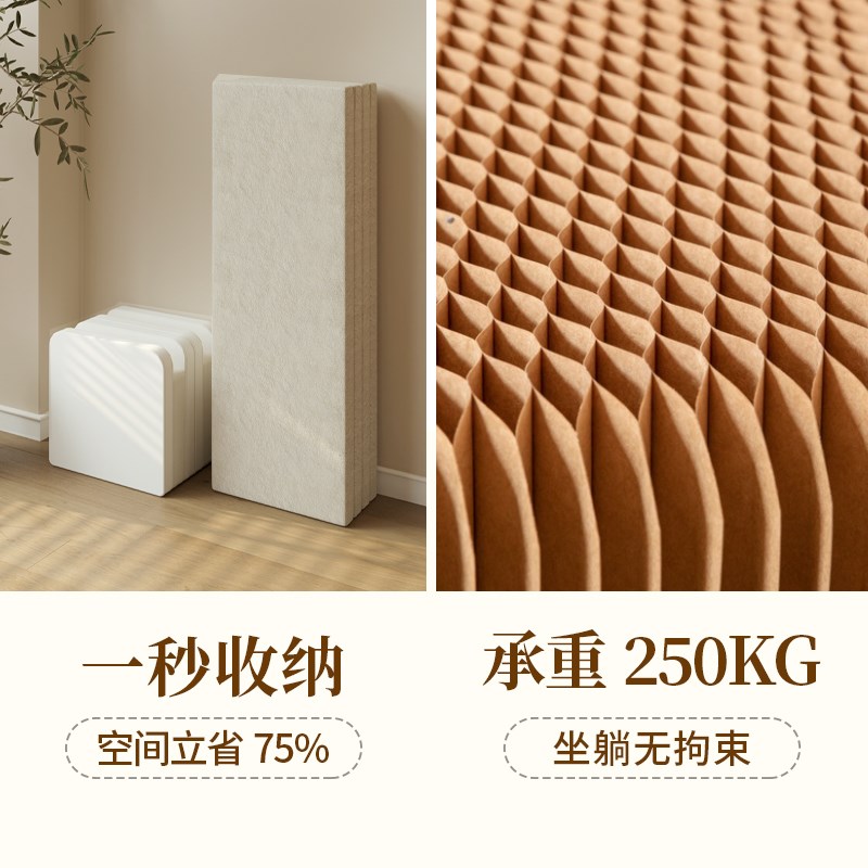 十八纸折叠床午休单人床成人折叠床椅办公室午睡折叠床家用简易床