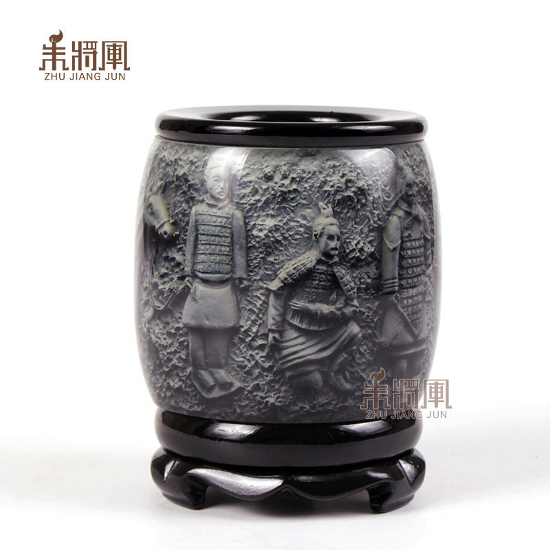创意笔筒办公桌笔筒兵马俑教师节礼物定制西安旅游纪念品礼品