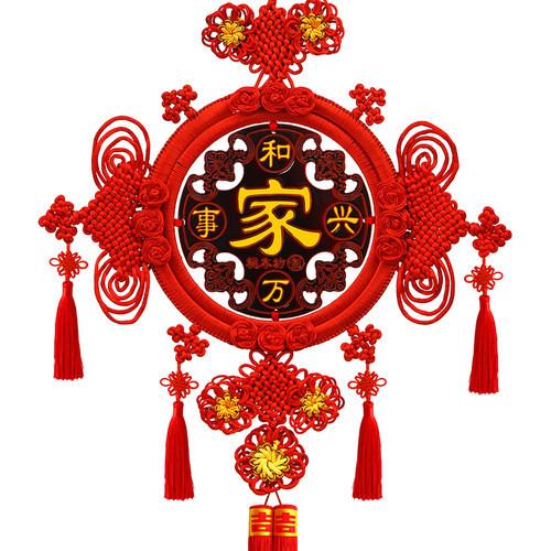 中国结挂件福字客厅大号玄关挂饰平安节乔迁新居新年装饰背景墙