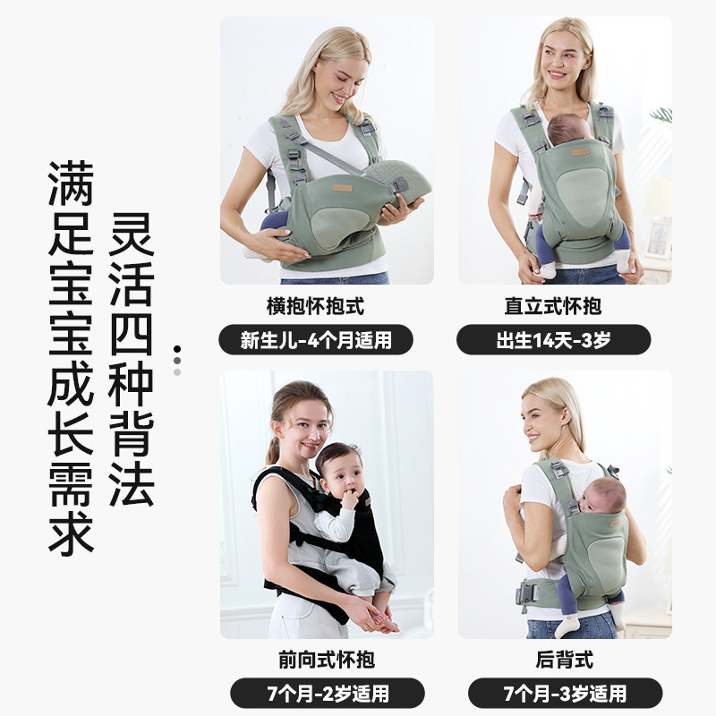 CY婴儿背带初生横抱式多功能抱娃神器外出简易前后两用新生儿抱带