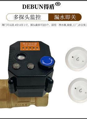 家用漏水保护器水浸无线漏水净水器可多探头家庭使用铜阀多距离