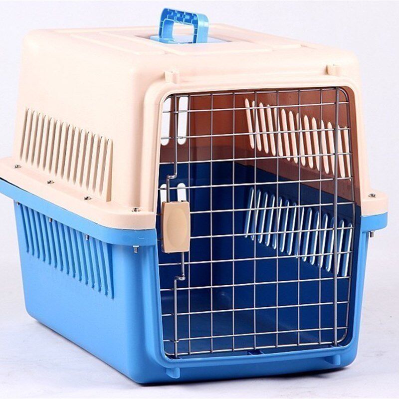 加厚猫咪航空箱运输笼带天窗脚垫小型犬空运箱车载箱贵宾泰迪比熊