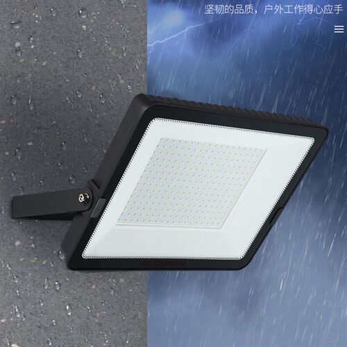 LED投光灯射灯防水防雷户外工程照明高亮220V接电50W100W150W200W