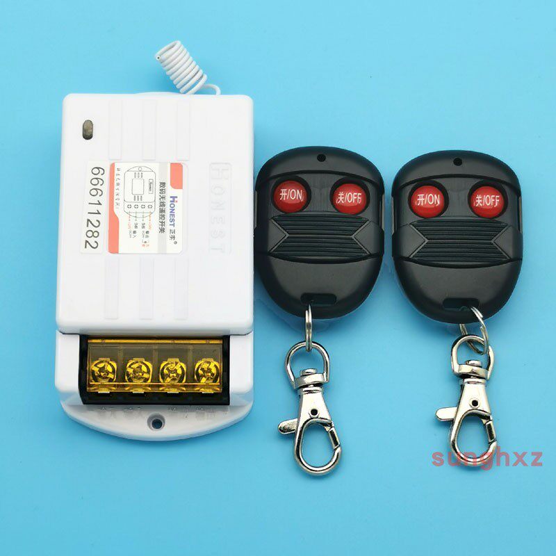 24v20安无线遥控开关货车用穿墙油泵水泵led灯光电磁阀等电源断电