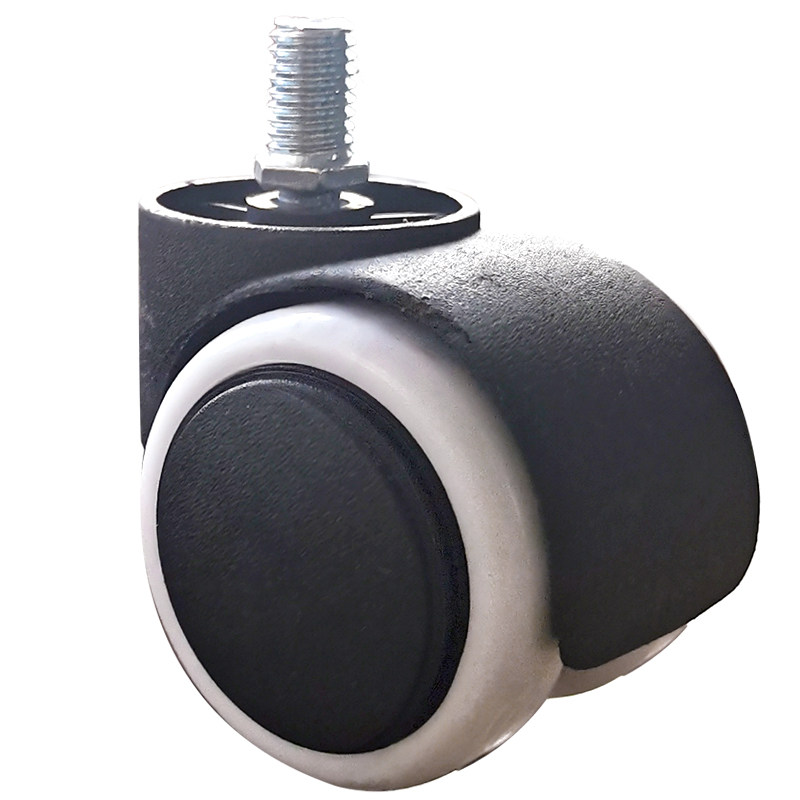 转椅万向轮11MM卡簧轮10MM丝杆老板椅脚轮静音耐磨办公椅轮子通用