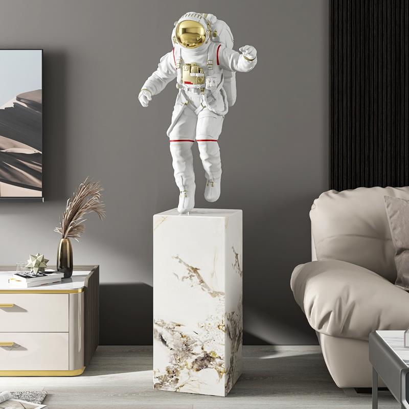 轻奢时尚大型宇航员落地摆件太空人模型商场开业雕塑乔迁新居礼物