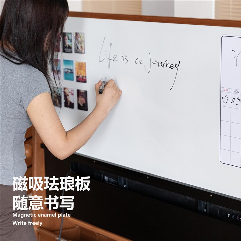 集木室物所/氧气电视支架实木移动电视柜中古客厅卧室小户型落地
