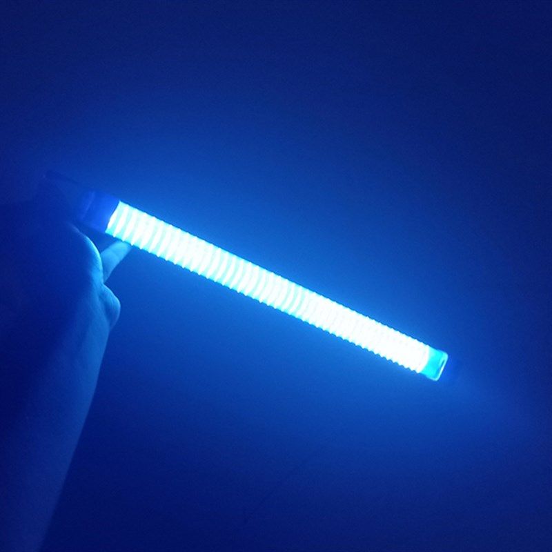 led诱虫灯充电式带挂钩户外捕蝉蝼蛄蟋蟀知了蝎子龙虱黑光引虫灯