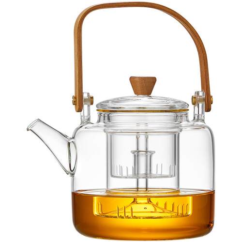玻璃蒸煮茶壶耐高温电陶炉烧水壶家用2026新款大提梁壶茶具泡茶壶