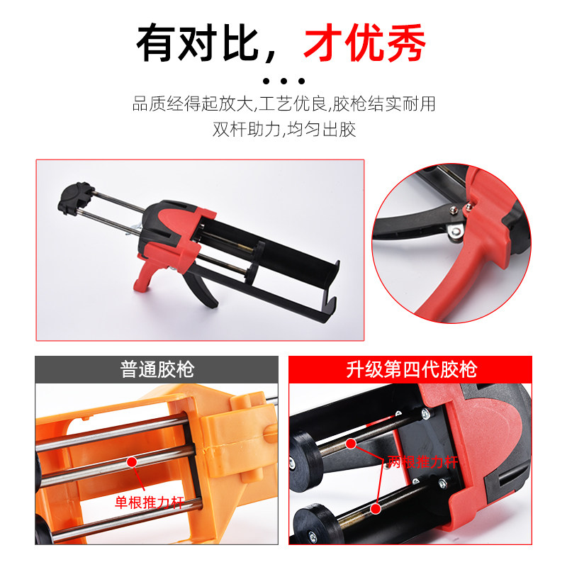 美缝剂施工工具全套胶枪瓷砖地砖专用每逢胶清缝蜡家用双管套装器