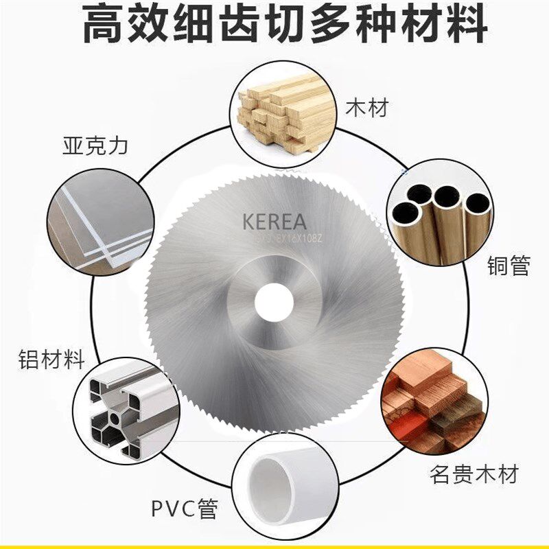 超薄高速钢4寸110锯名贵木材铜管塑料骨头牛大骨切割片角磨机锯片