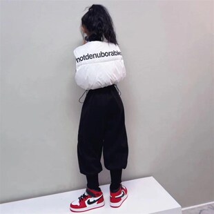 女童装秋冬款洋气轻薄羽绒马甲背心2024新款儿童时髦外穿百搭上衣