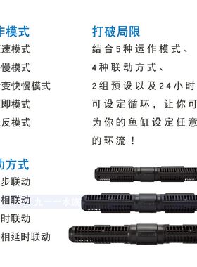 迈光造流泵漩影造浪泵炫影2代3代环流器二代造流器30W50W80W 包邮