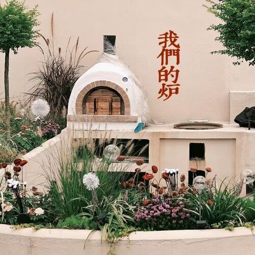 白窑刀口弧形砖黑窑耐高温面包窑球形窑炉自建披萨窑户外壁炉民宿