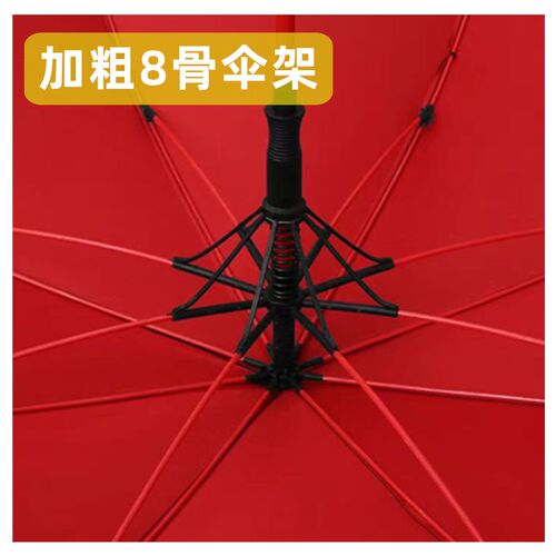 防水套雨伞长柄三人自动加大号抗风暴雨专用伞双层直柄带伞套定制