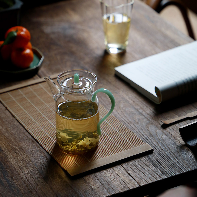 玻璃煮茶壶绿茶白茶龙井花茶果茶煮茶器泡茶家用玻璃茶壶水壶酒壶