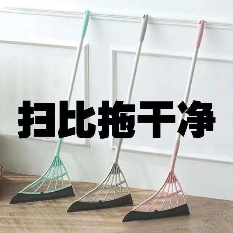 创意加长杆魔术笤帚扫把扫水神器扫毛发碎屑污渍易清洗卫生间刮水