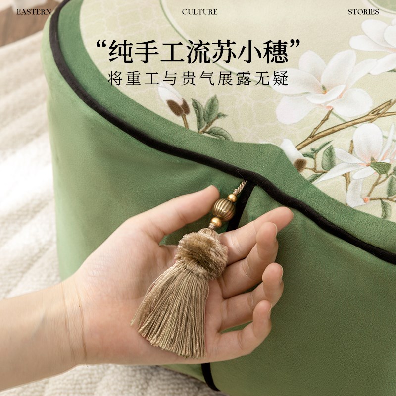 喜即玉堂坐墩中式家用蒲团懒人沙发脚垫客厅榻榻米坐垫可拆洗靠垫