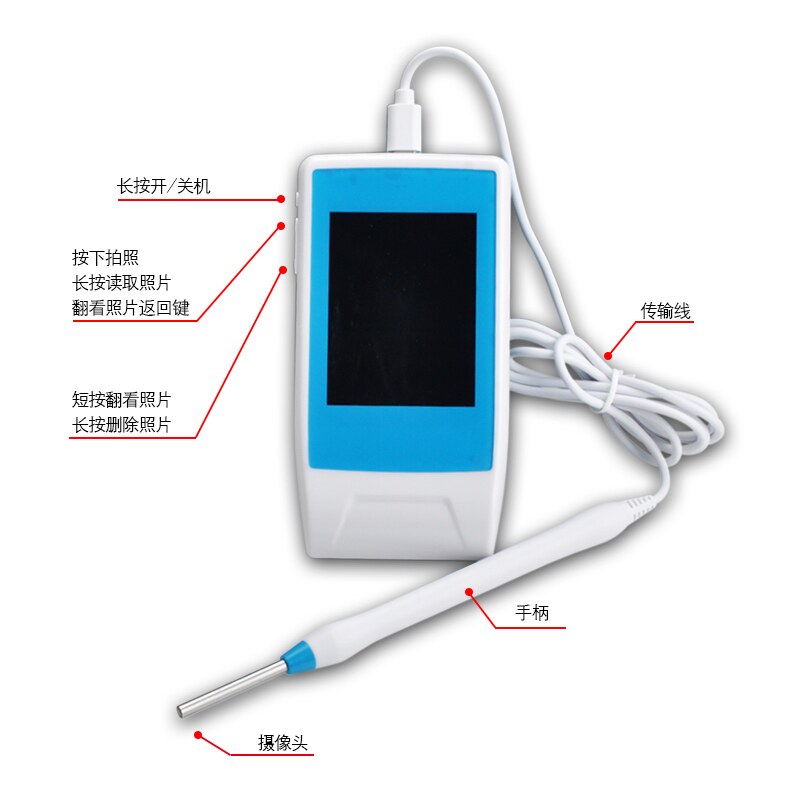 采耳工具套装挖耳勺可视耳镜可看见耳膜耳鼻喉内窥镜检测仪1080P