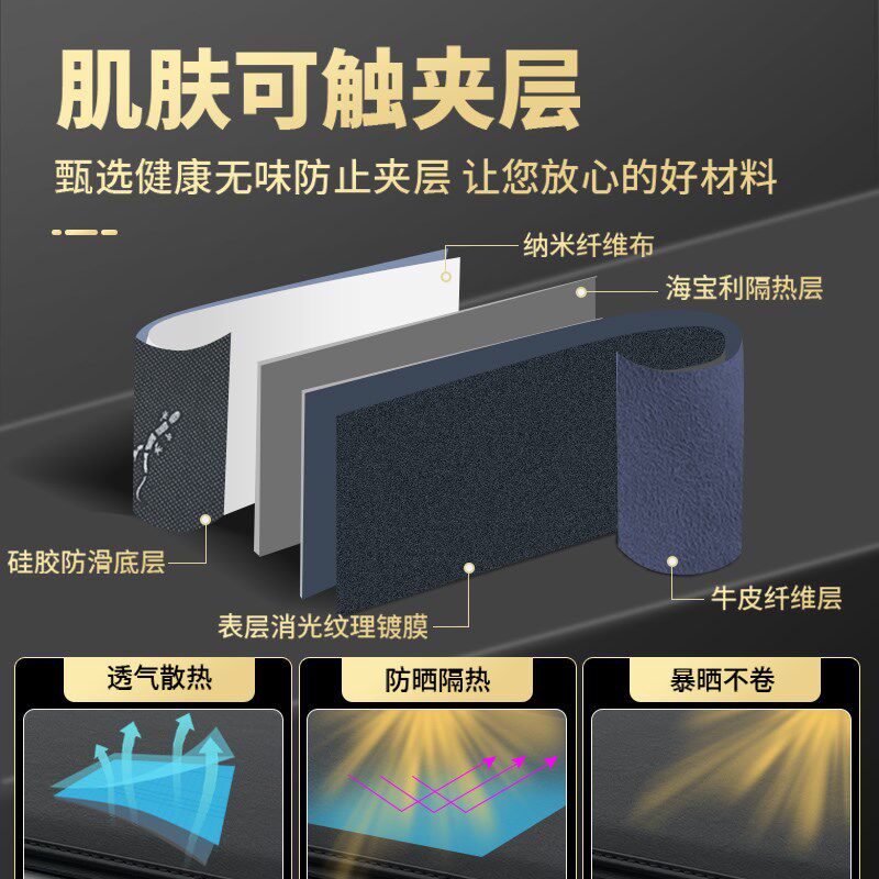 适用长安欧尚Z6仪表台避光垫专用车内改装饰用品中控台防晒遮阳垫