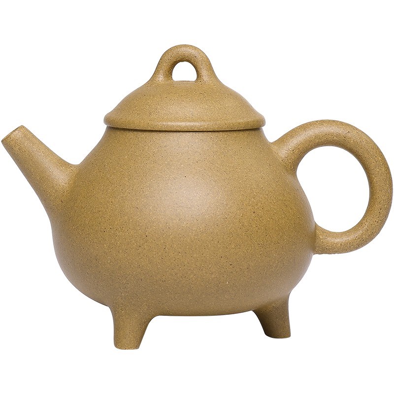 宜兴纯手工紫砂壶三足乳鼎小壶功夫泡茶茶具正宗原矿段泥茶壶名家