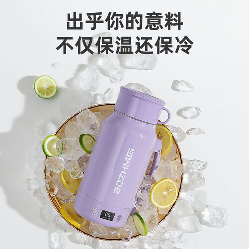 凡妻便携式烧水壶316不锈钢家用宿舍电烧热水杯旅行保温一体壶1L