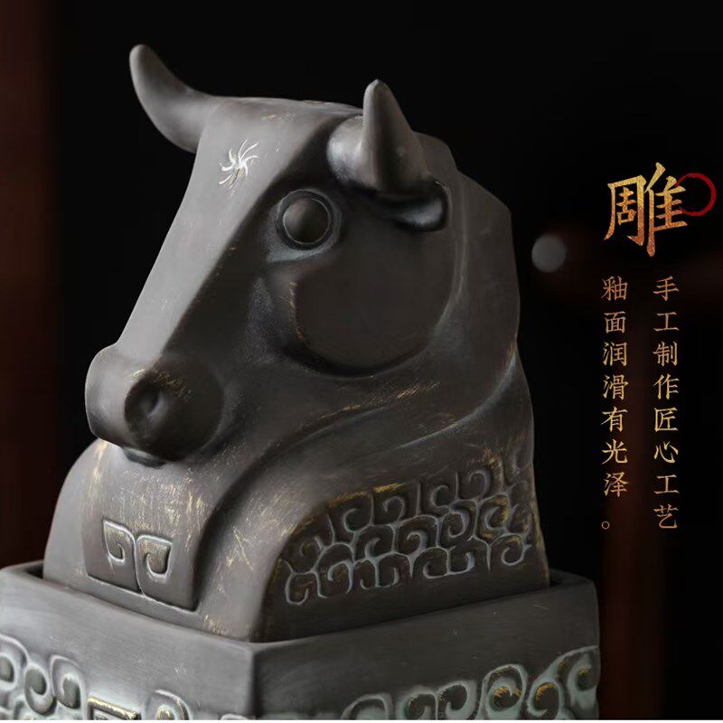 景德镇陶瓷酒坛子复古雕刻10斤生肖12属相密封空酒瓶泡酒瓶酒罐缸