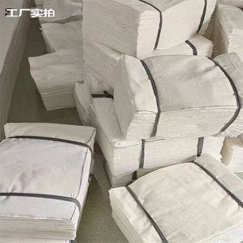 白色棉布全新擦机布工业抹布碎布吸水吸油清洁不掉色标准尺寸厂家