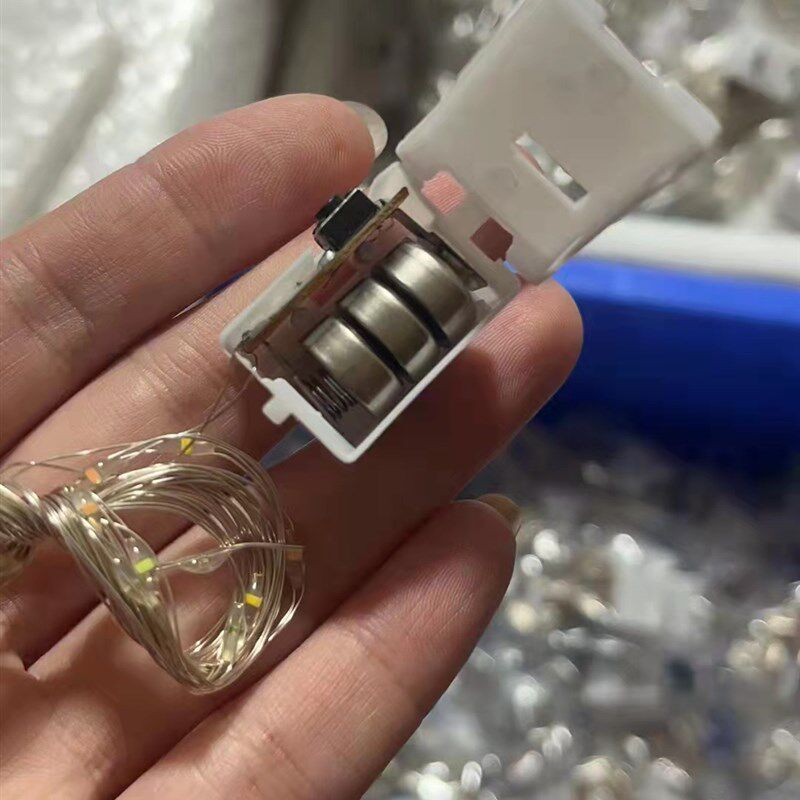 LED铜线灯串厂家蛋糕鲜花横插灯花束礼品盒装饰灯条闪光灯串100个