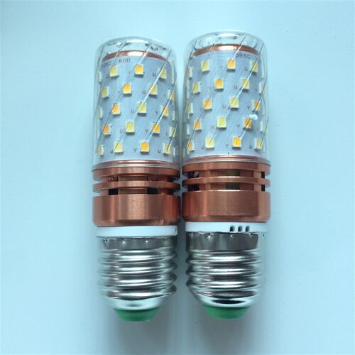 LED三色灯泡节能变光玉米灯泡e27大螺口e14小螺口12W  16W暖白光