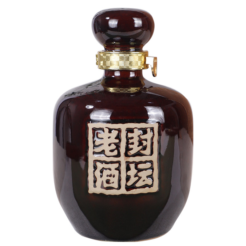 1/2/3/5/10斤装仿古酒瓶土陶酒坛子密封陶瓷家用酒具创意小酒壶
