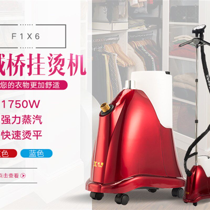 域桥挂烫机F1-x6蒸汽熨斗铜芯熨烫机大功率服装店使用家用烫衣机